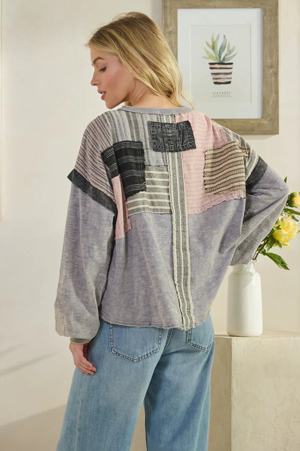 Oli & Hali Patchwork Top