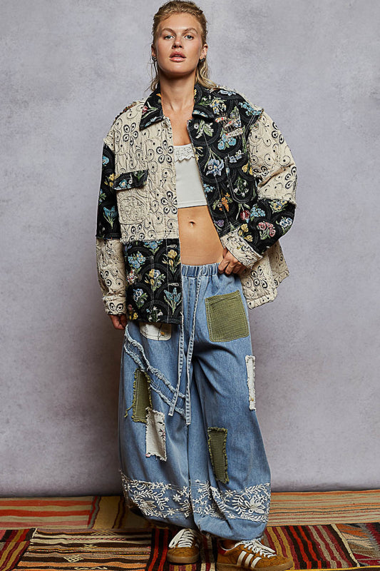 POL Floral Jacket