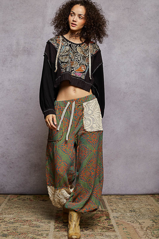 POL Thermal Embellished Top