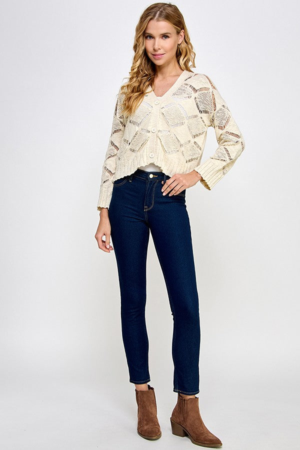 Open Knit Cardigan