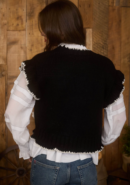 Crochet Floral Cardigan