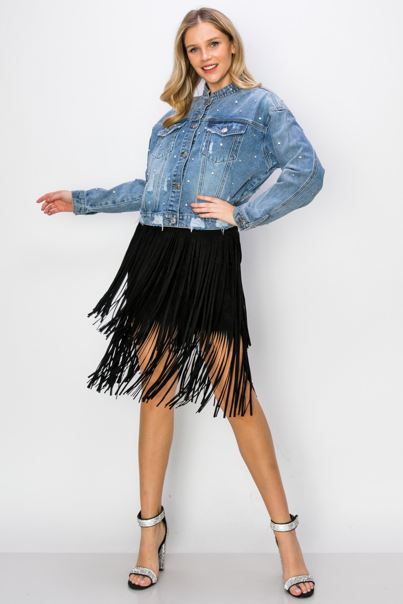 Embellished Denim Jacket