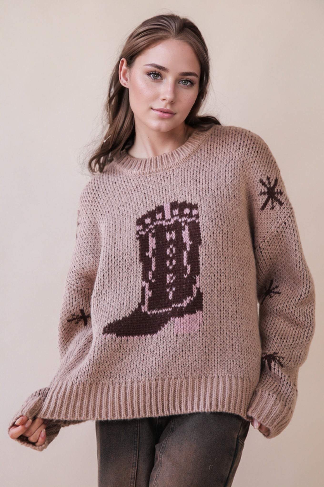 Boot Scootin’ Knit Sweater