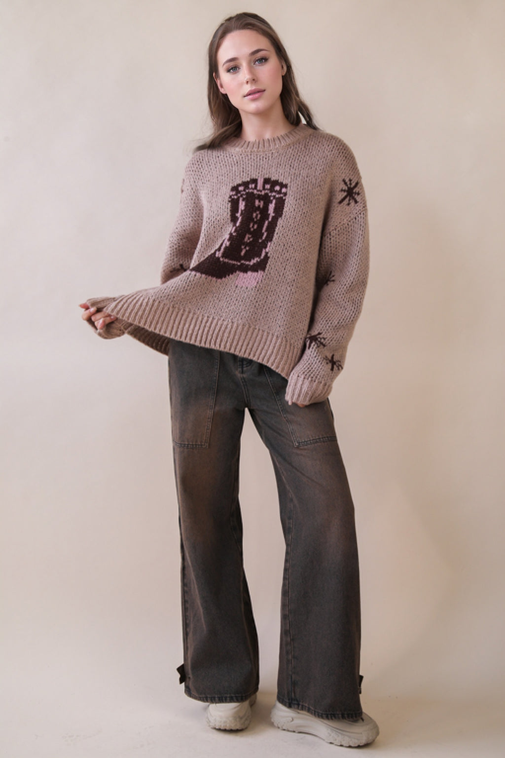 Boot Scootin’ Knit Sweater