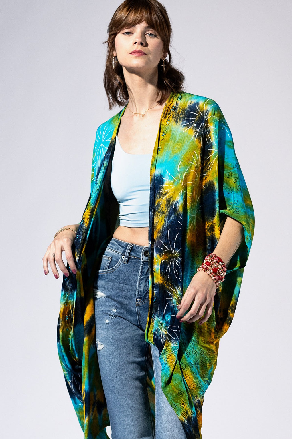 Lagoon Breeze Kimono