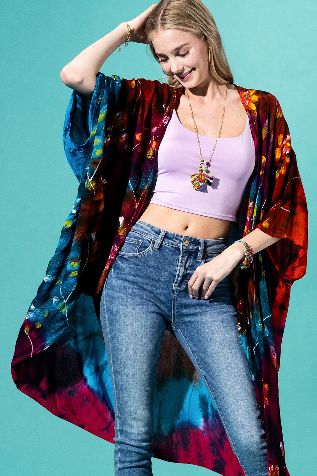 Aura Bloom Kimono