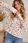 Easel Wildflower Wishes Henley Top