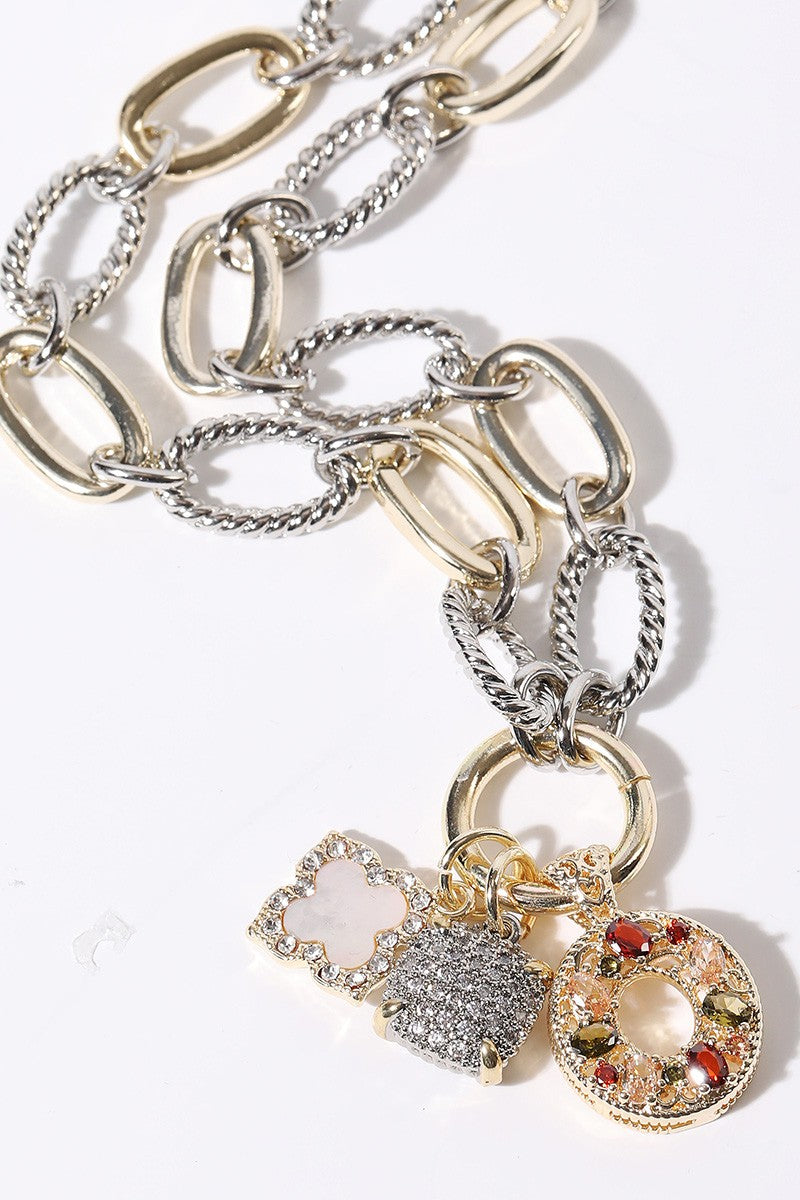 Clover Cascade Pendant Necklace