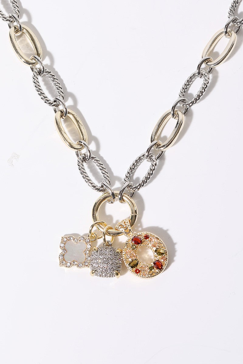Clover Cascade Pendant Necklace
