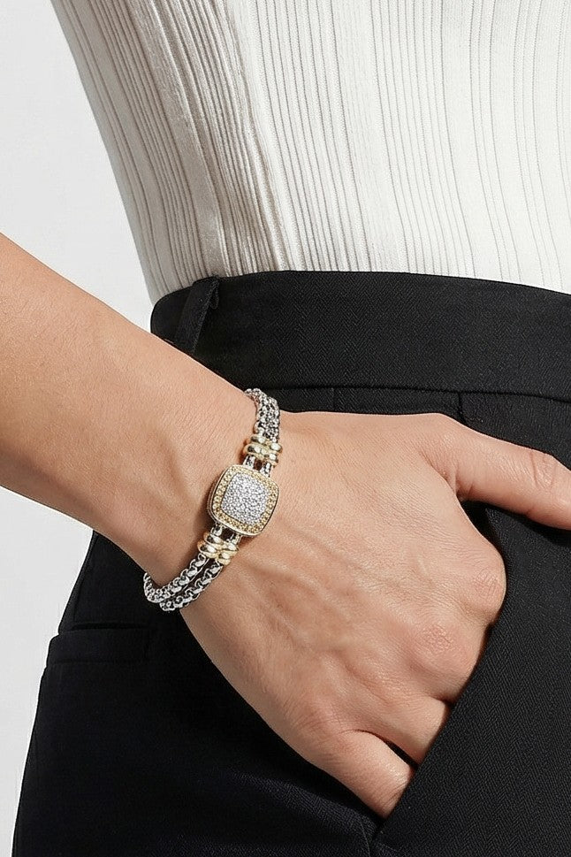 Radiant Links CZ Bracelet