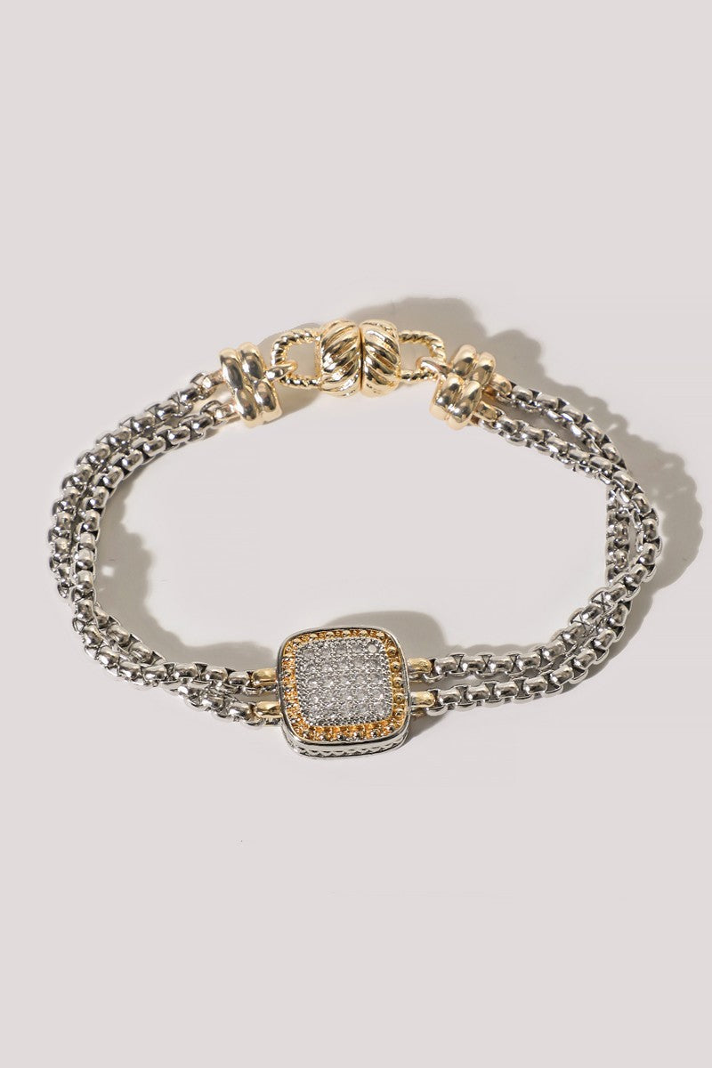 Radiant Links CZ Bracelet