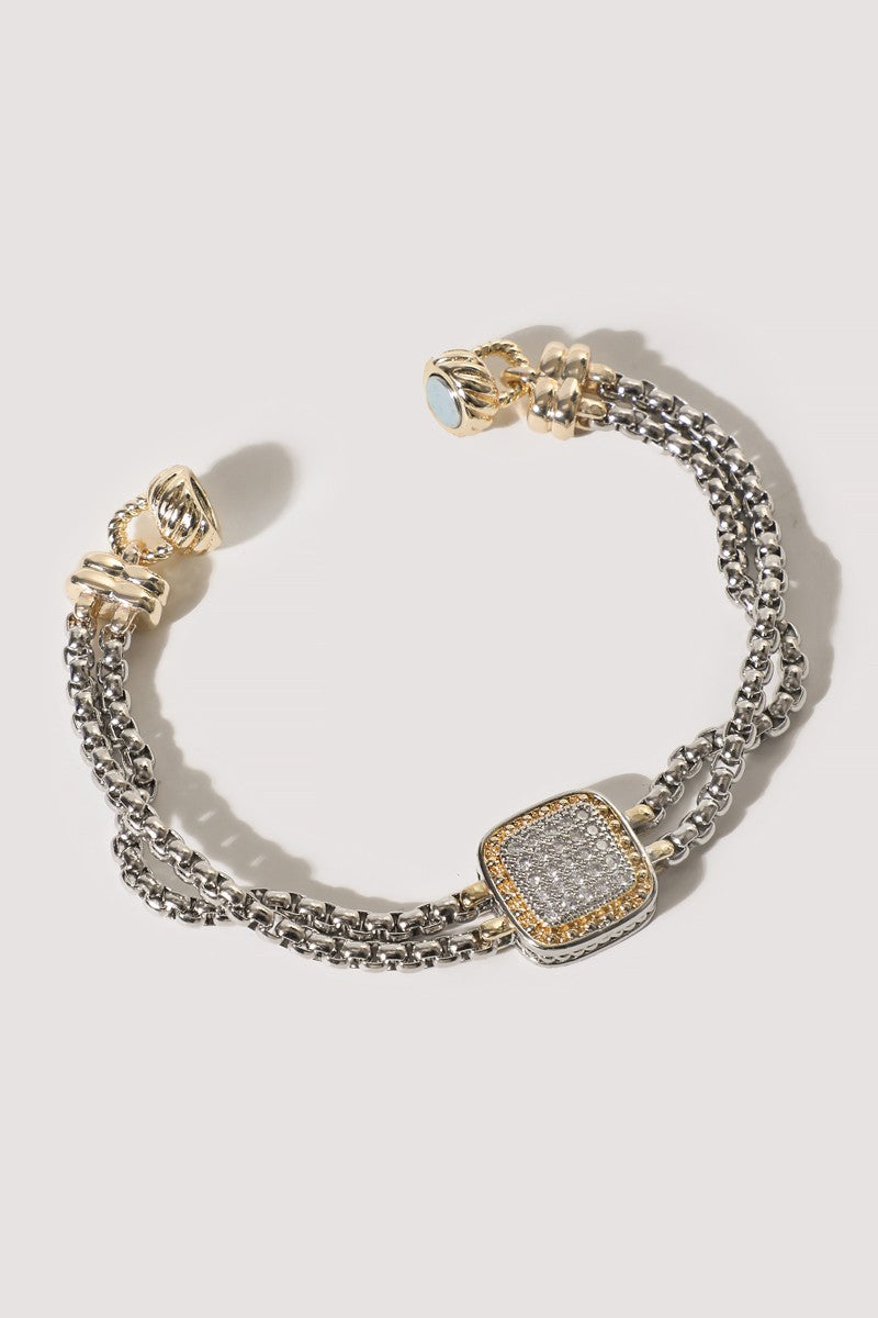 Radiant Links CZ Bracelet