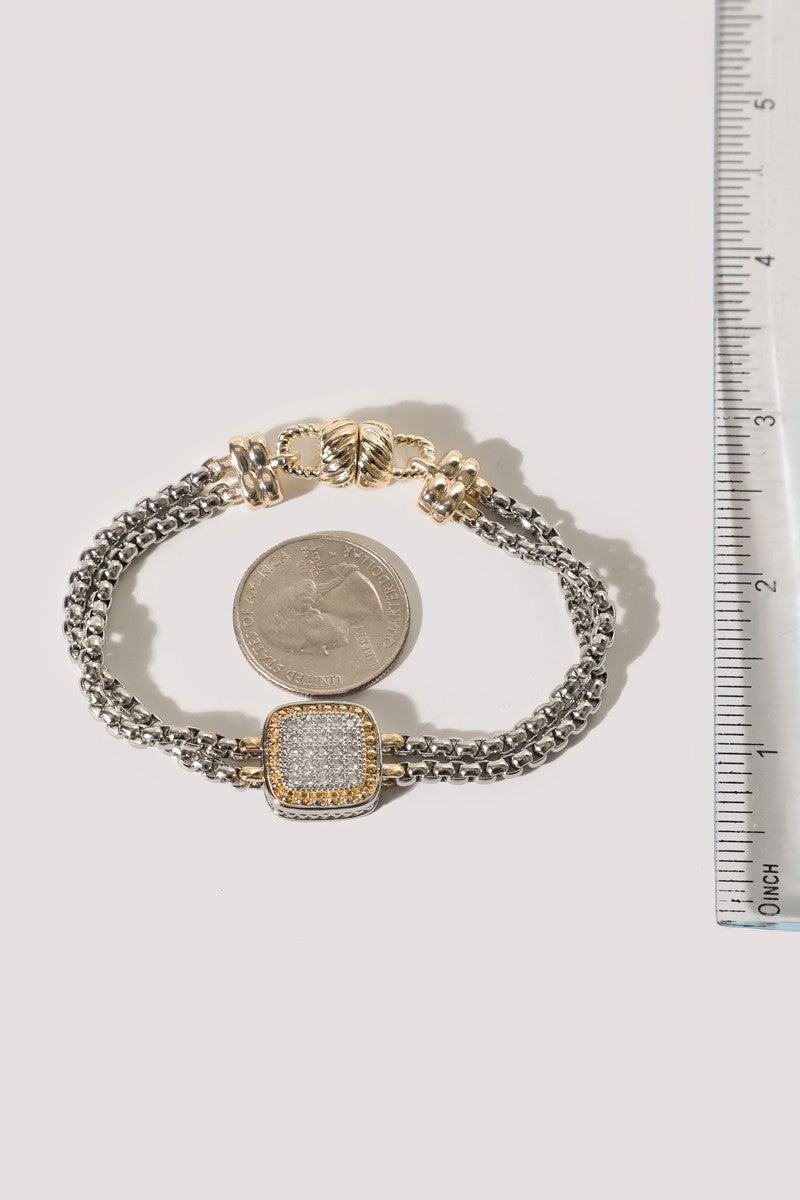 Radiant Links CZ Bracelet