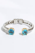 Gemstone Glow Cuff Bracelet