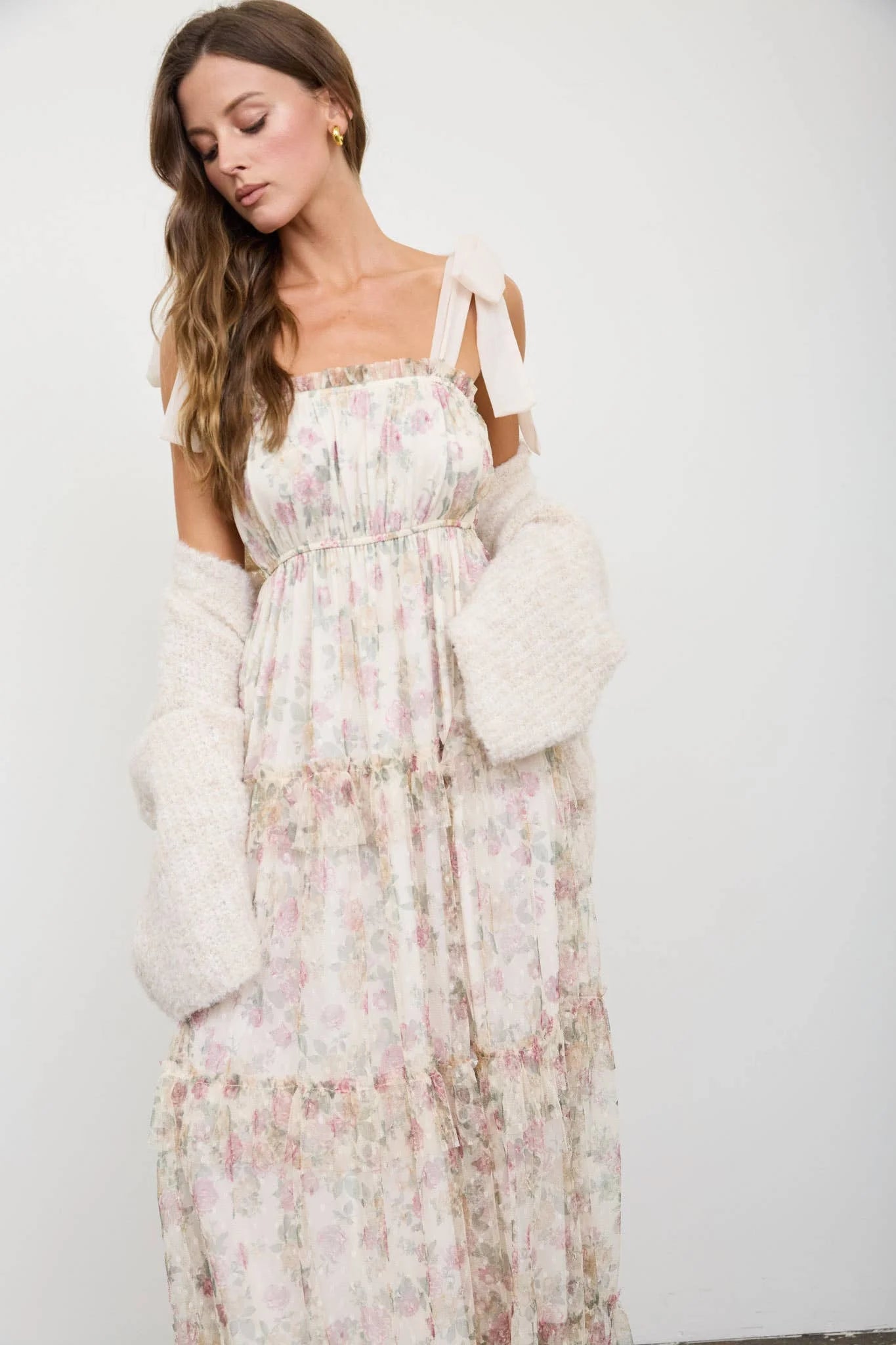Meadow Bloom Midi Dress