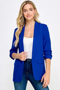 City Chic Blazer - Royal