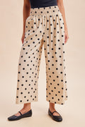 Dotty Days Linen Pants