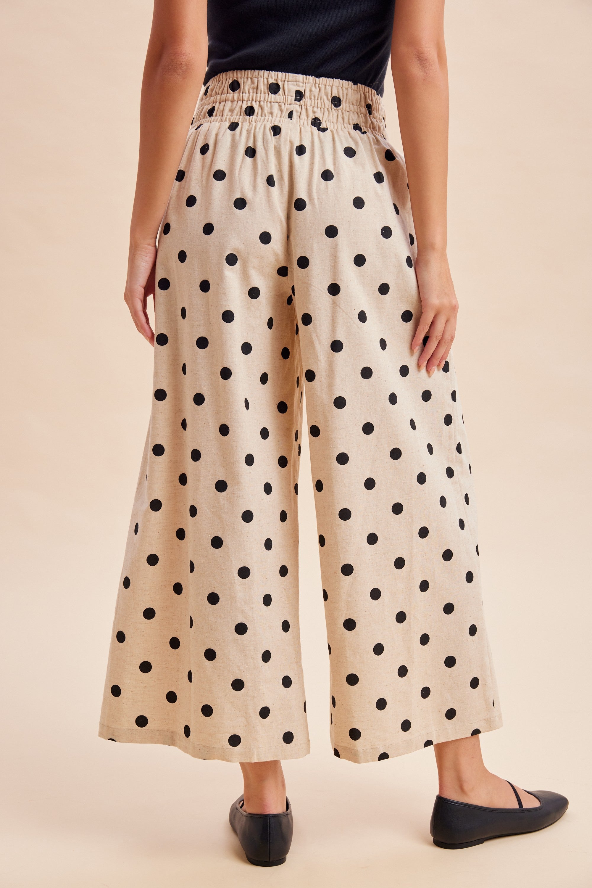 Dotty Days Linen Pants