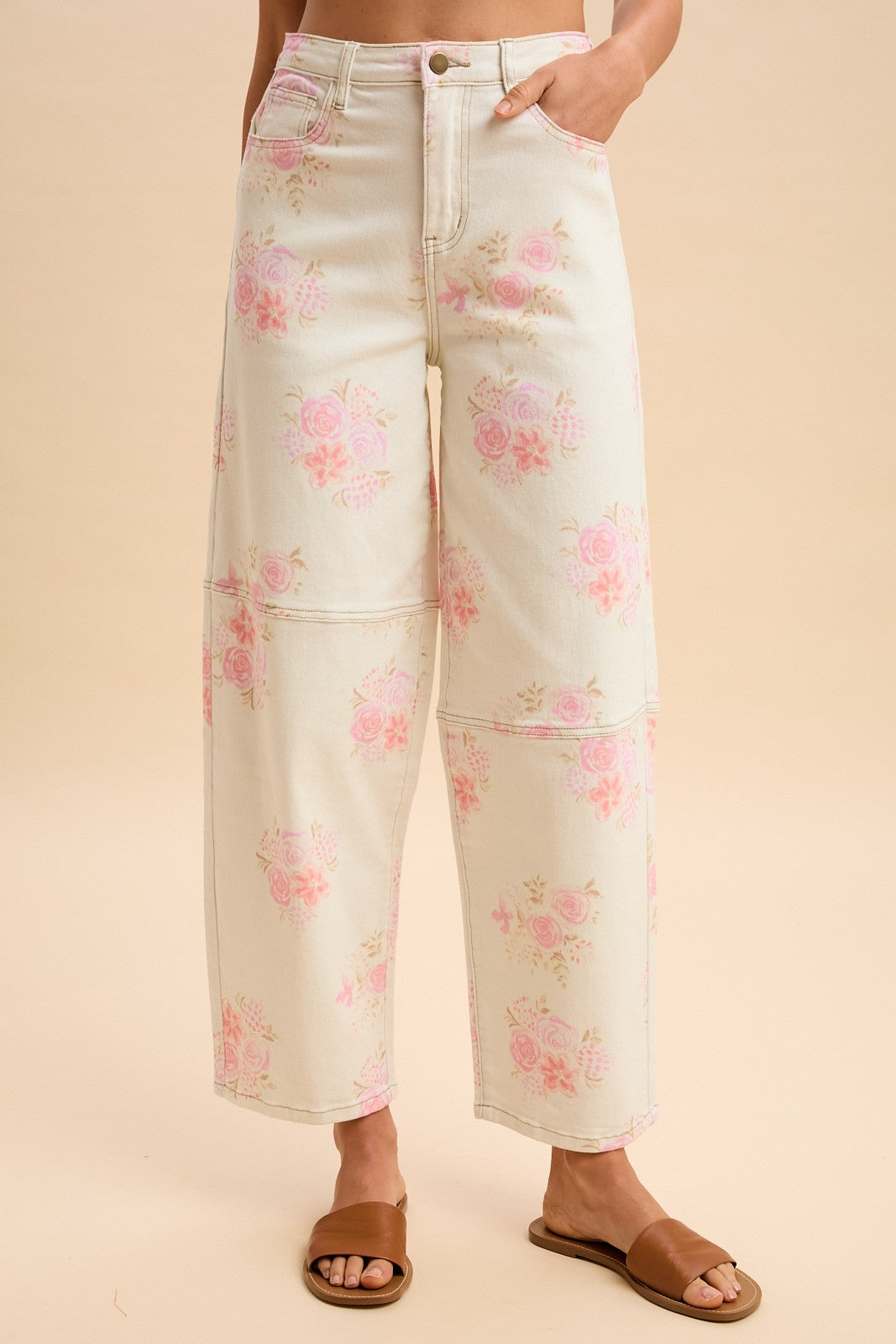 Secret Garden Barrel Jeans