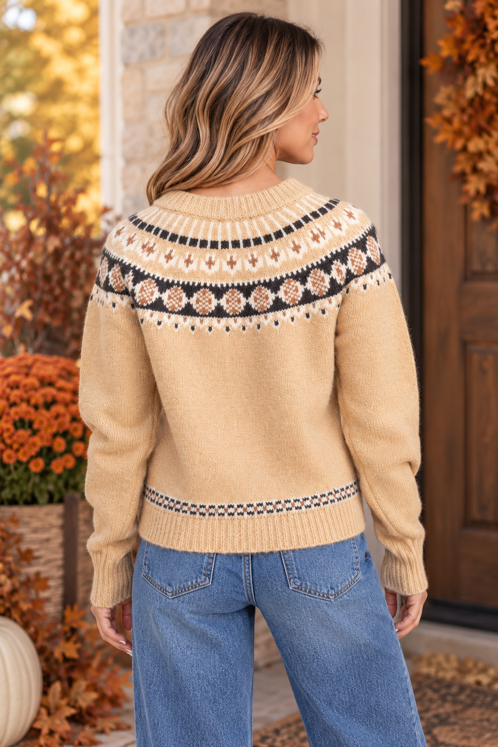 Autumn Lodge Fair Isle Cardigan