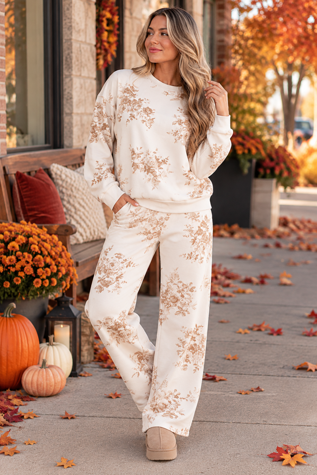 Autumn Toile Lounge Set