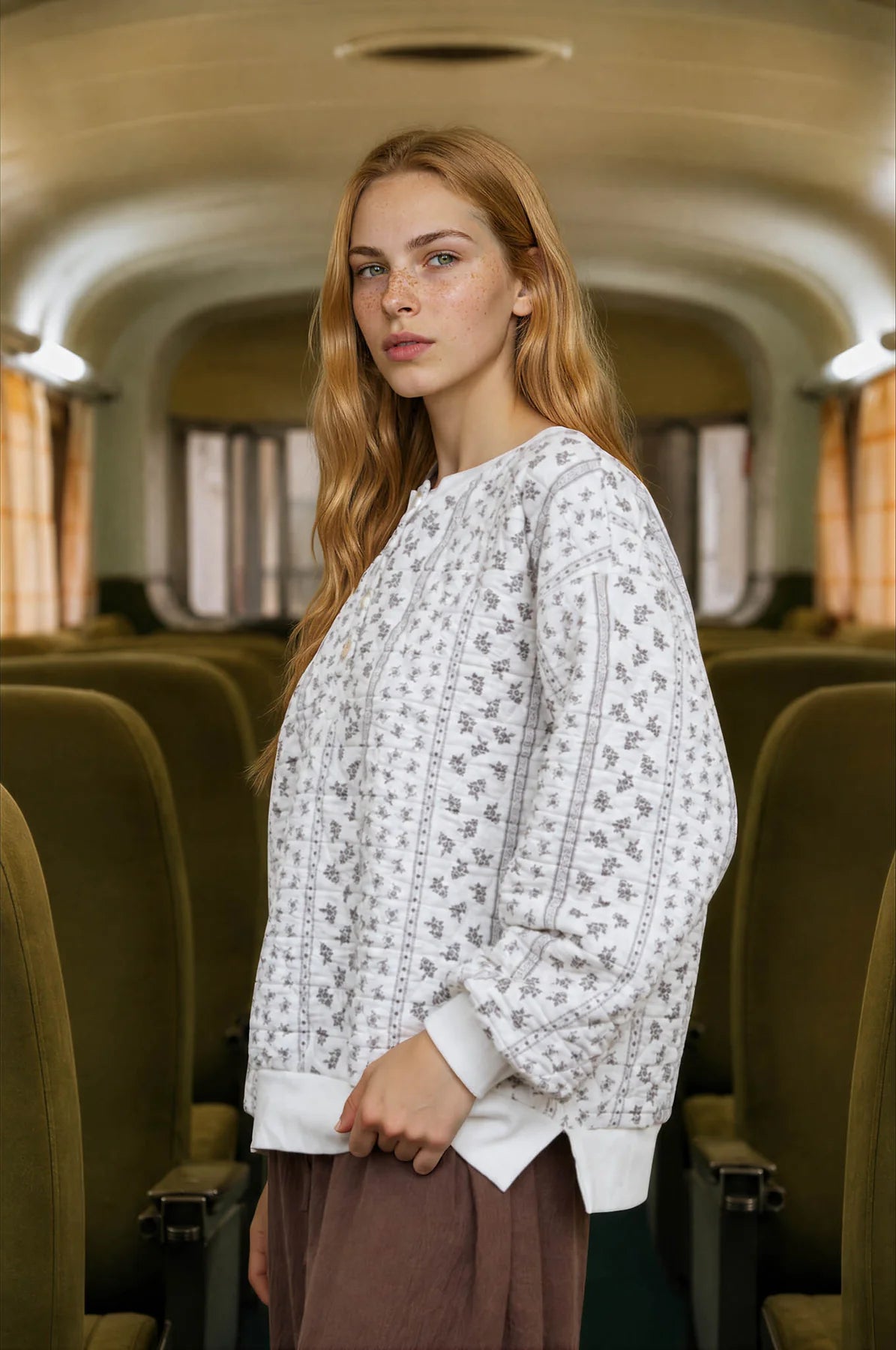 Meadow Lane Quilted Henley