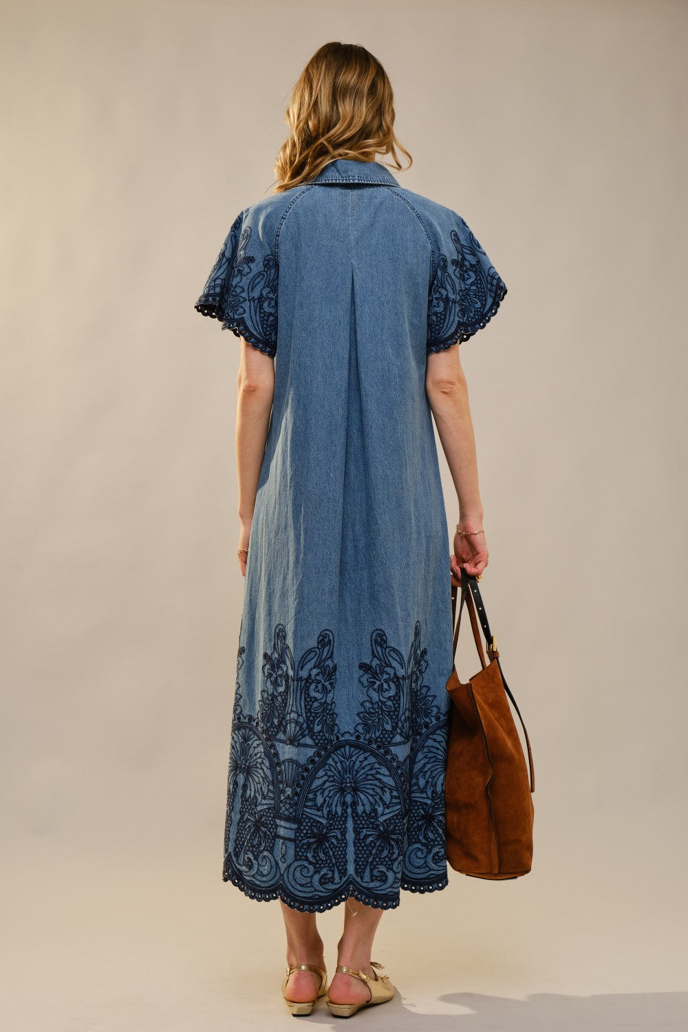 Savannah Embroidered Maxi Dress