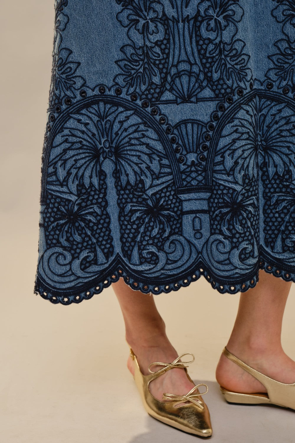 Savannah Embroidered Maxi Dress