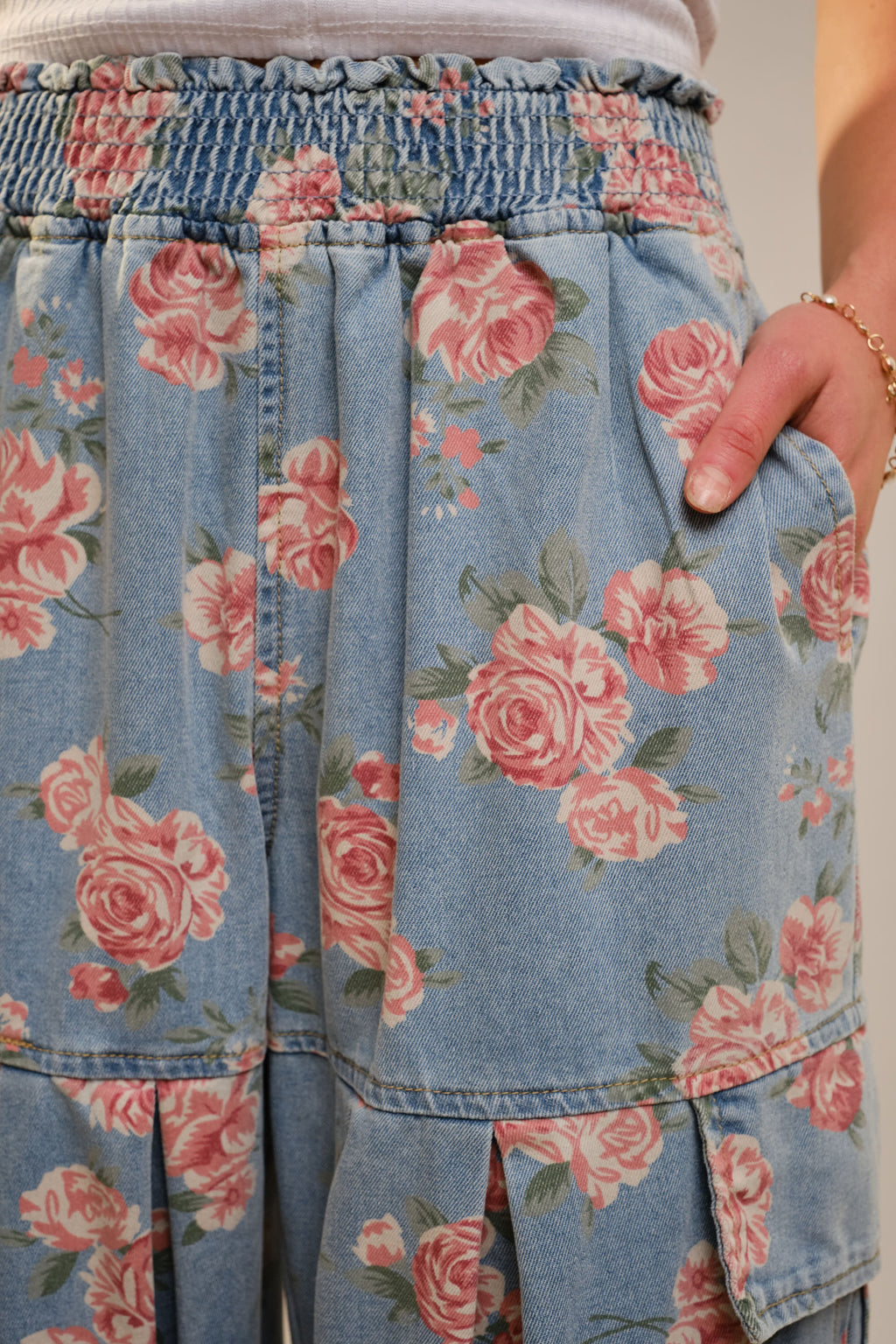 Rose Cargo Jeans