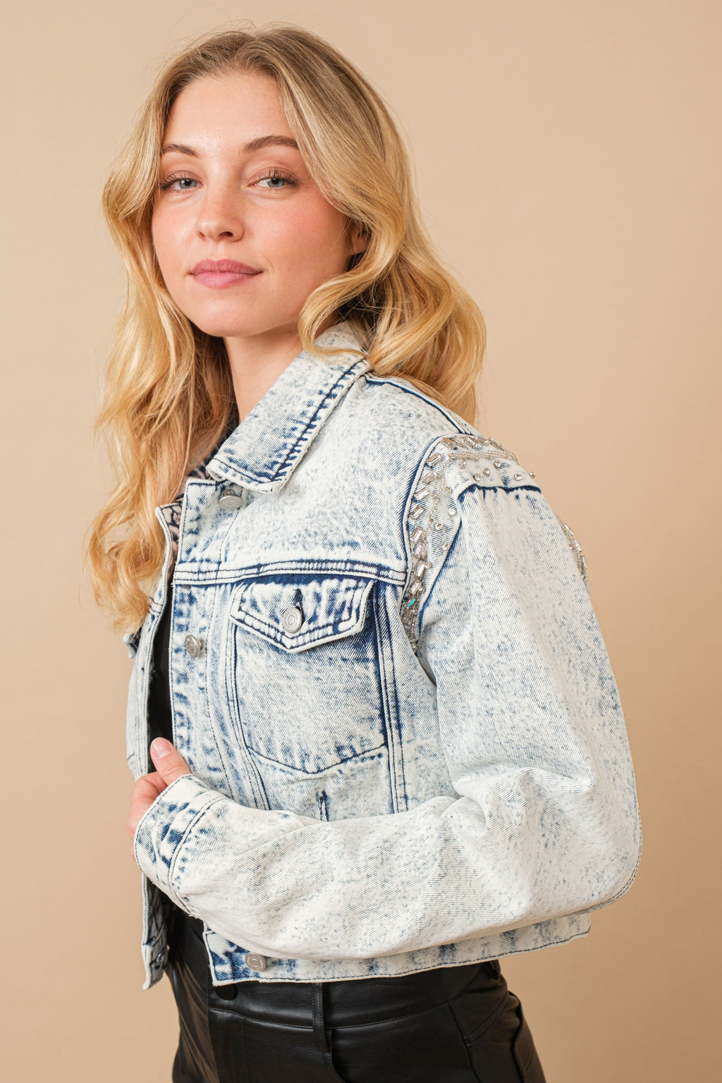 Embellished Denim Jacket