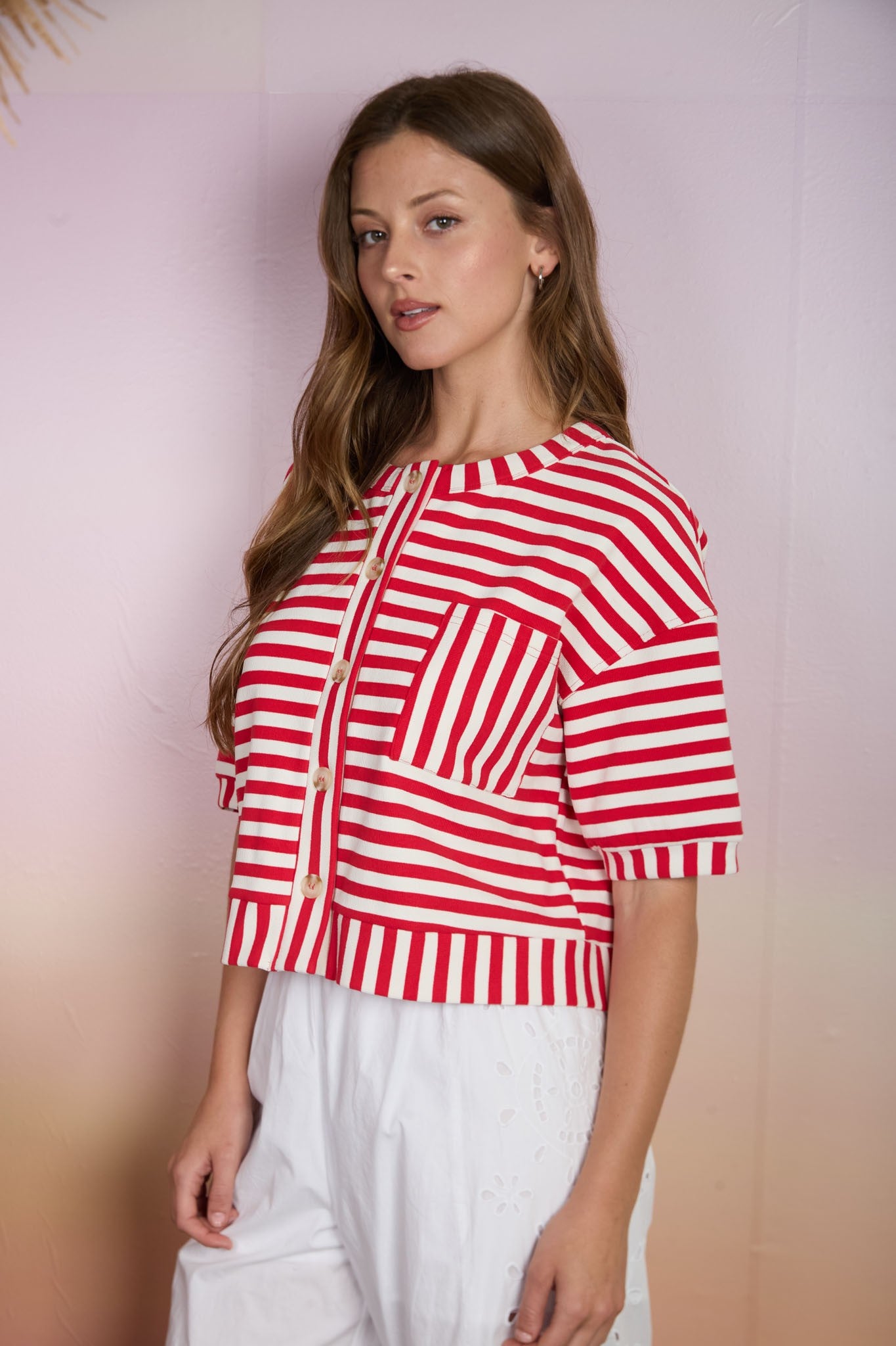 Nautical Nights Top - Red