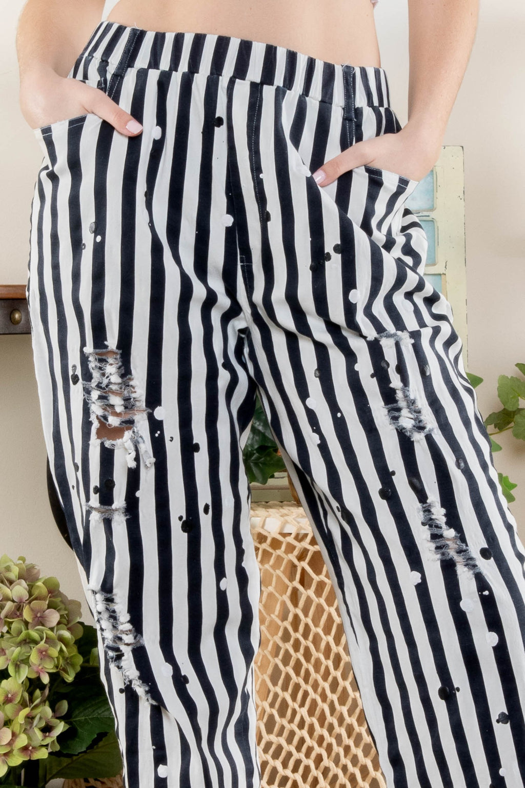 The Riviera Stripe Pants