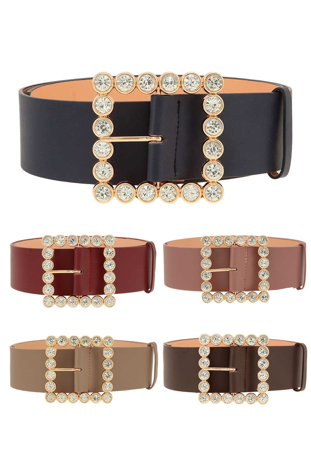 The Glam Square Buckle Belt