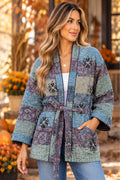 Boho Meadow Quilted Kimono Jacket