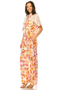 The Blossom Linen Set - Orange