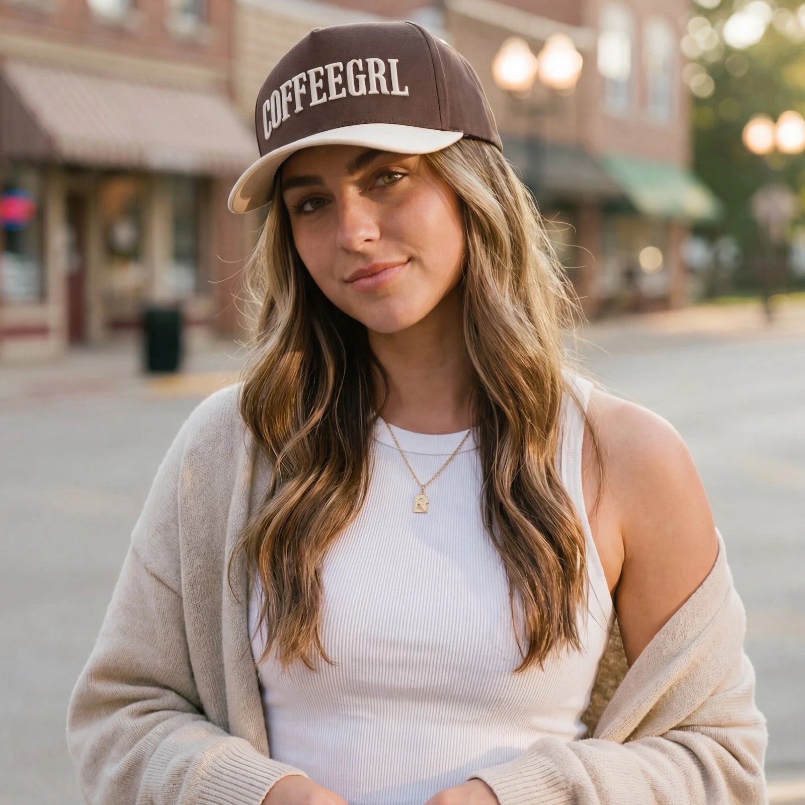 Coffee Girl Baseball Cap