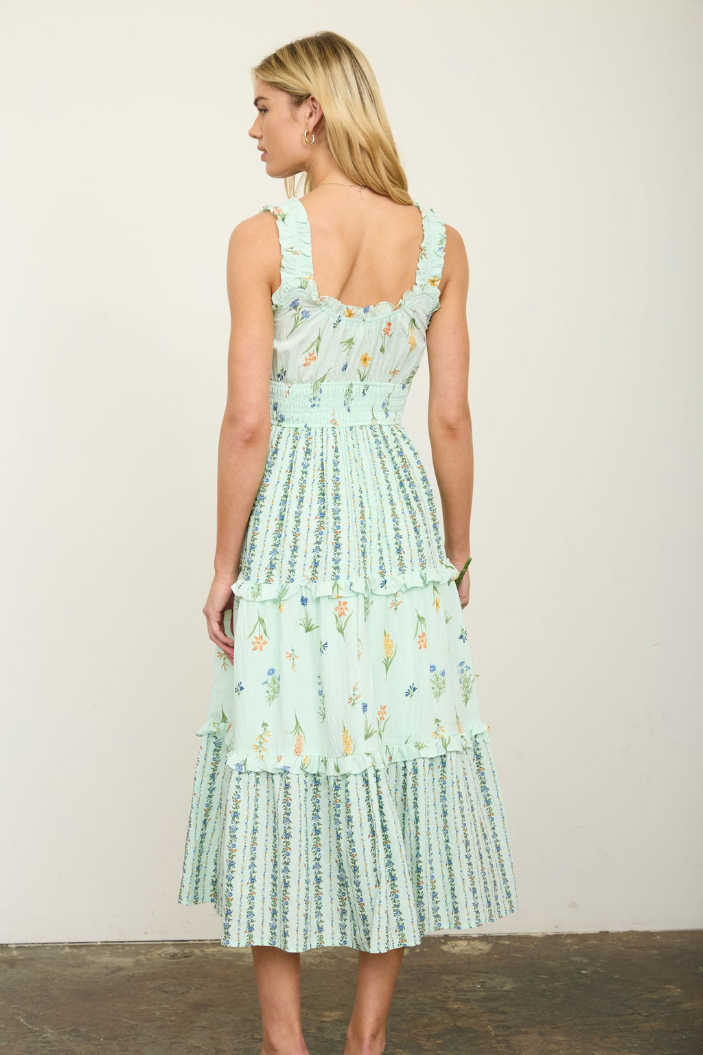 Wildflower Harmony Midi Dress