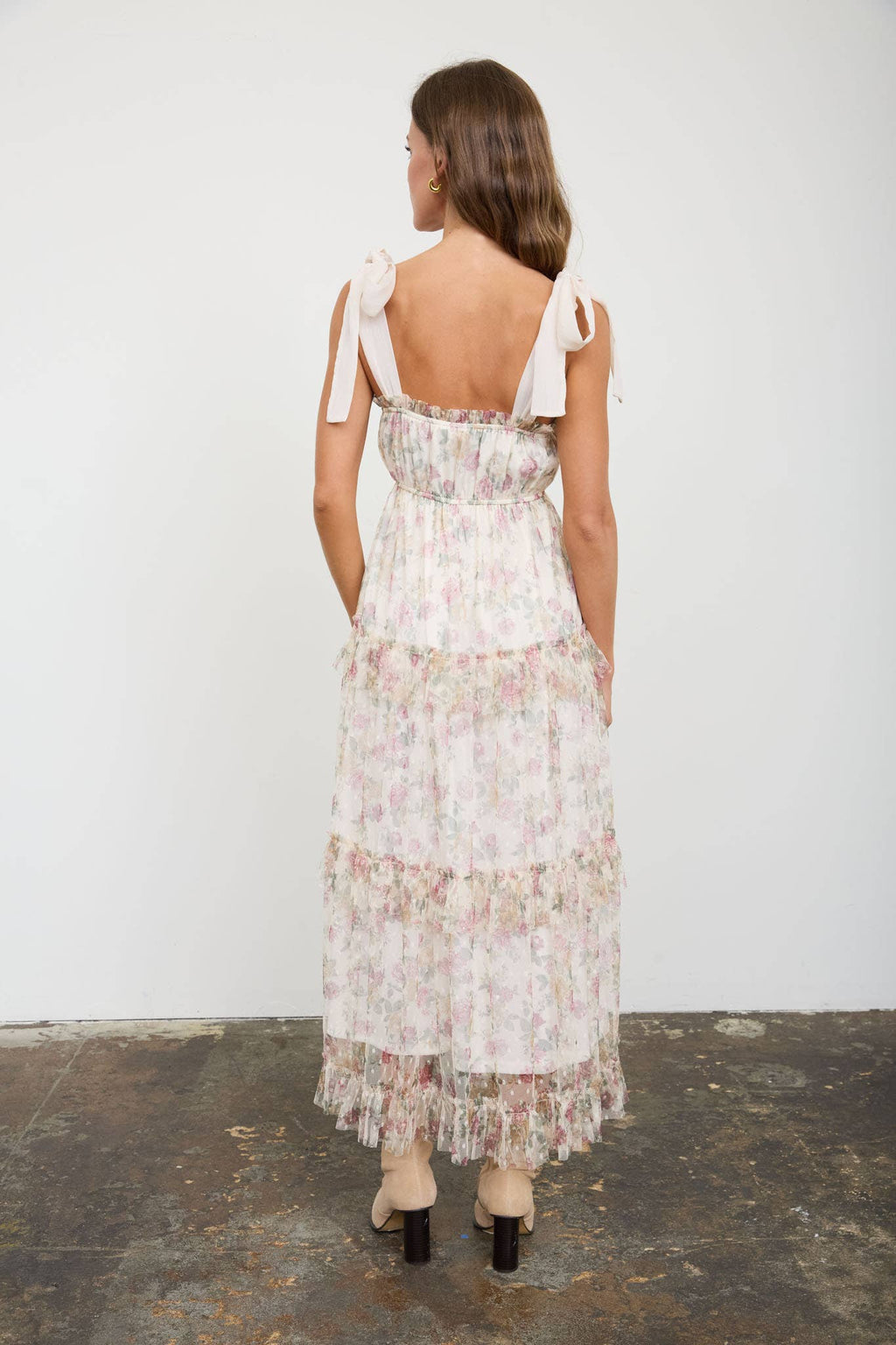 Meadow Bloom Midi Dress