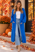 Cobalt Cozy Knit Duster