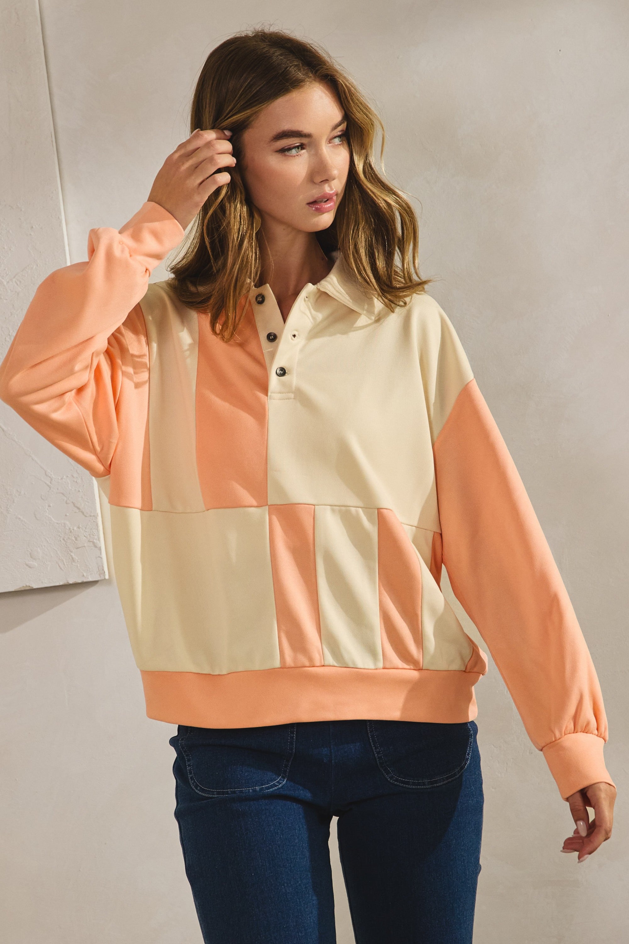 Everyday Ease Henley Pullover