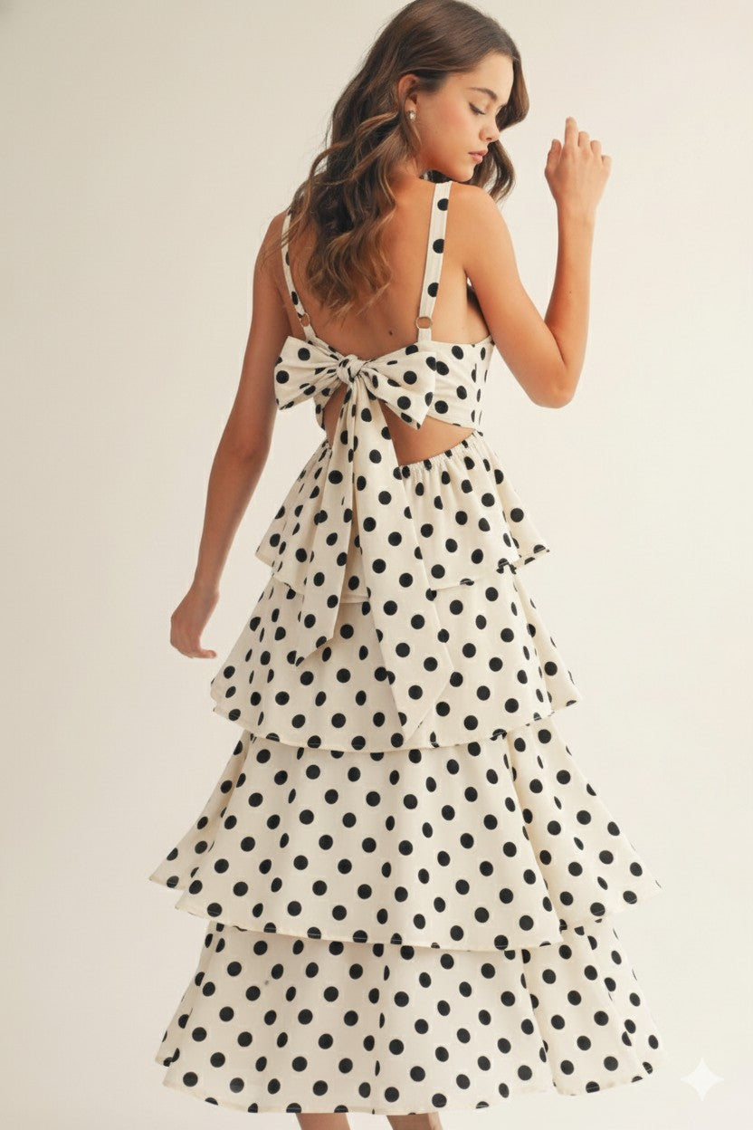 Polka Perfection Maxi Dress