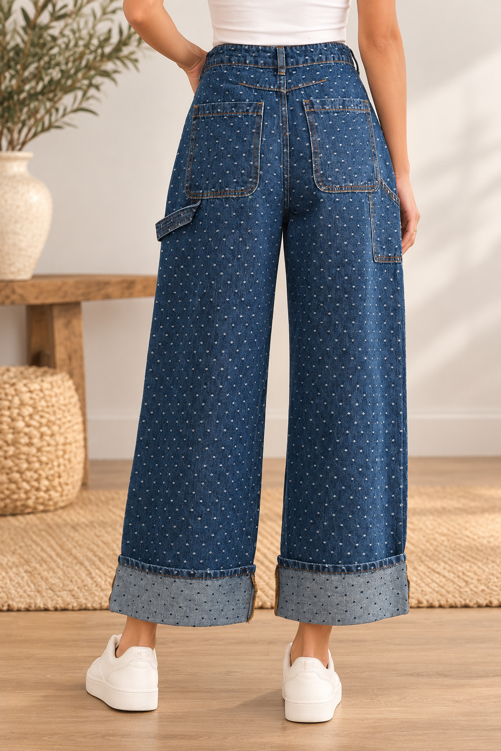 Dotty Darling Wide Leg Jeans
