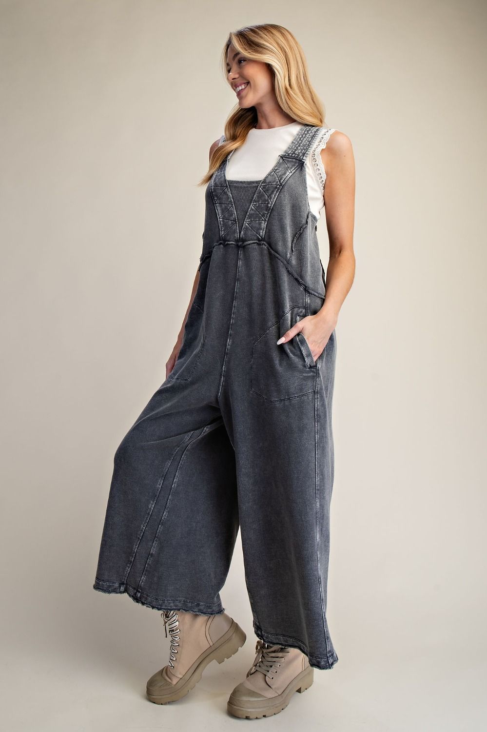 Easel Weekend Whisper Jumpsuit
