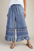 Easel Chambray Charm Pants