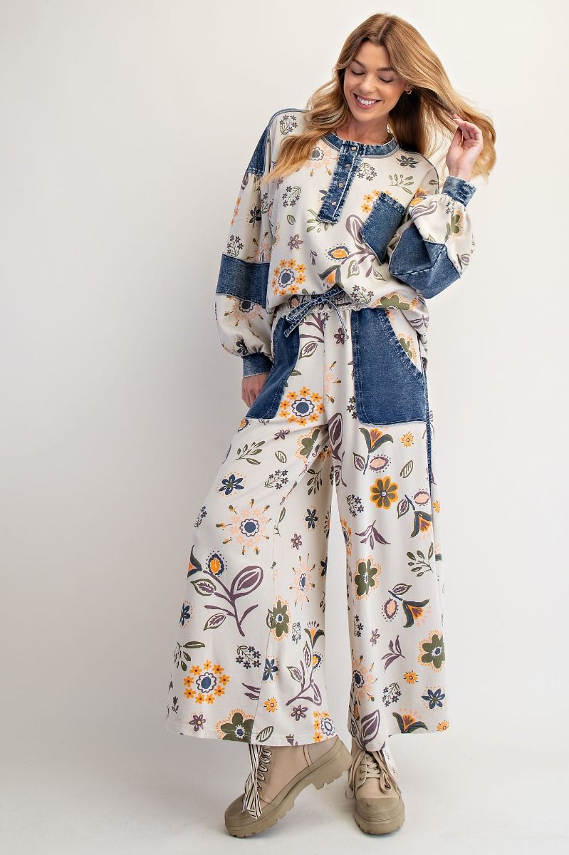 Easel Floral Printed Set