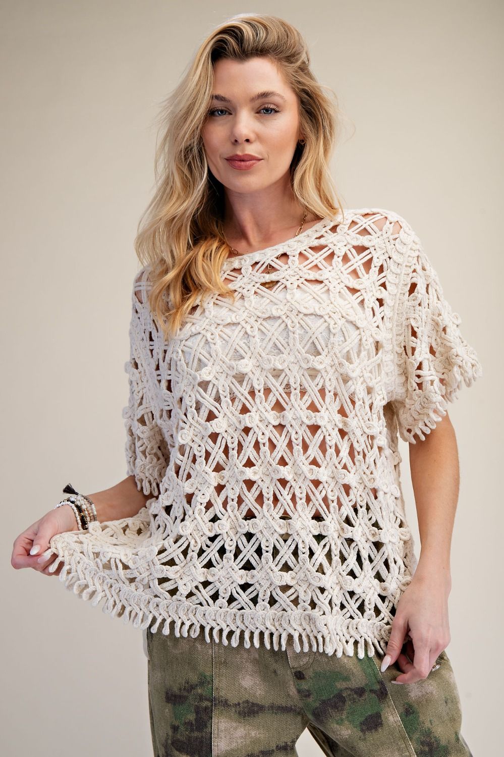 Coastal Crochet Top