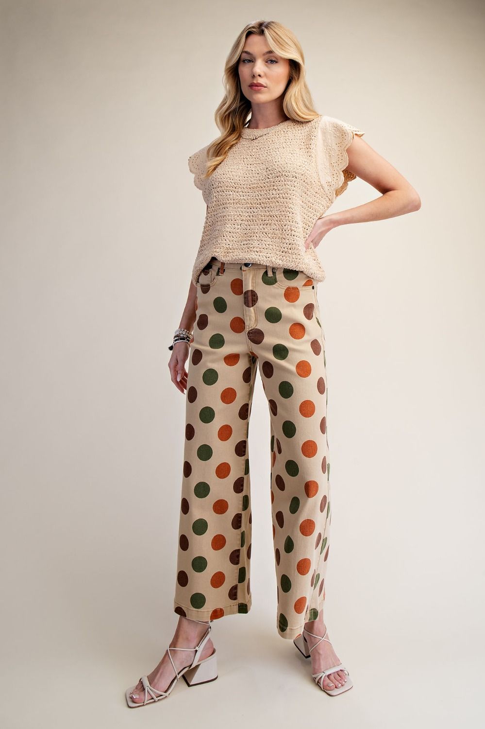Easel Soft Wings Knit Top Natural*