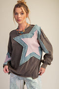 Easel Star Patchwork Top