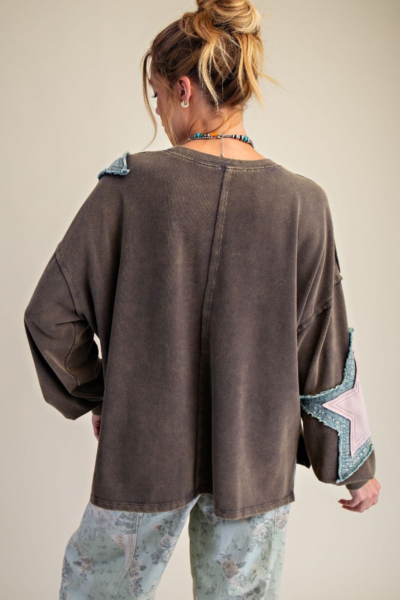 Easel Star Patchwork Top