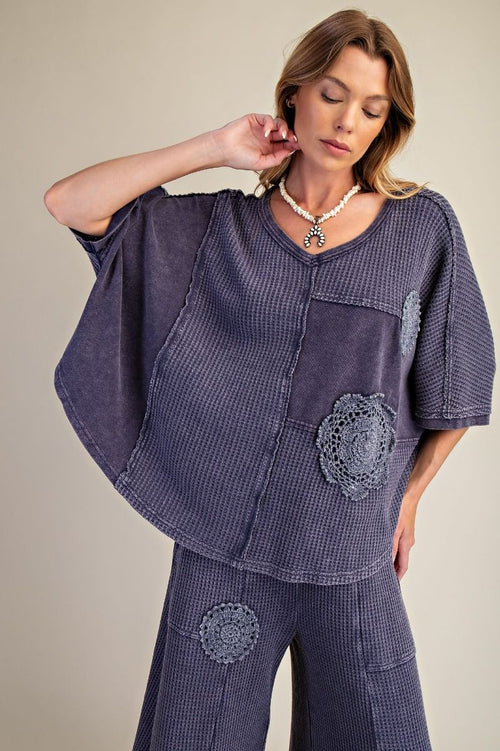Easel Boheme Crochet Ensemble - Blue